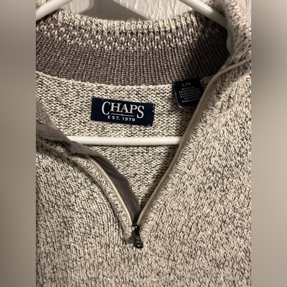 Chaps Quarter Zip Pullover - Picture 2 of 4